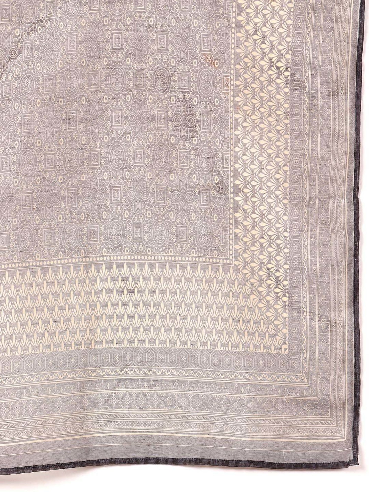 Varanga Black Printed Kurta & Pant Set With Dupatta