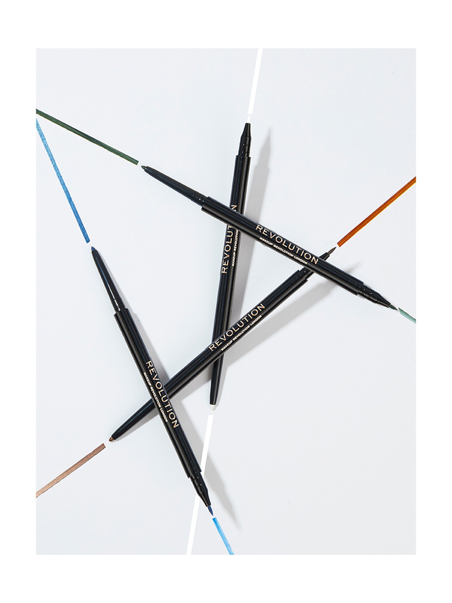 Makeup Revolution Felt & Kohl Eyeliner Brown - 0.33 gm