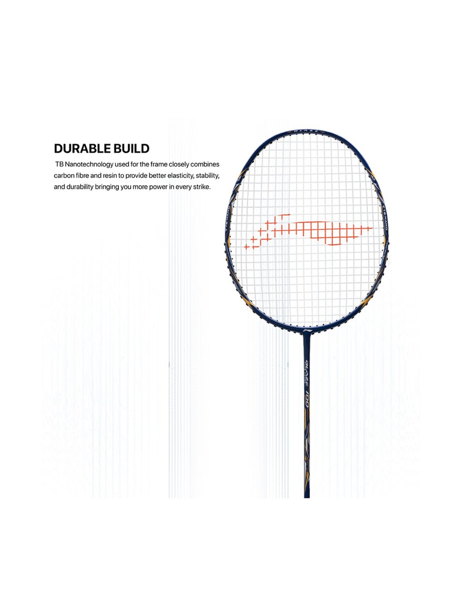 Li-Ning Blaze 100 Badminton Racket (Navy) Size - Medium