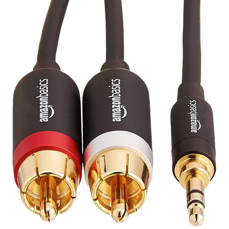 35mm to 2Male RCA Adapter Audio Stereo Cable 15 Feet