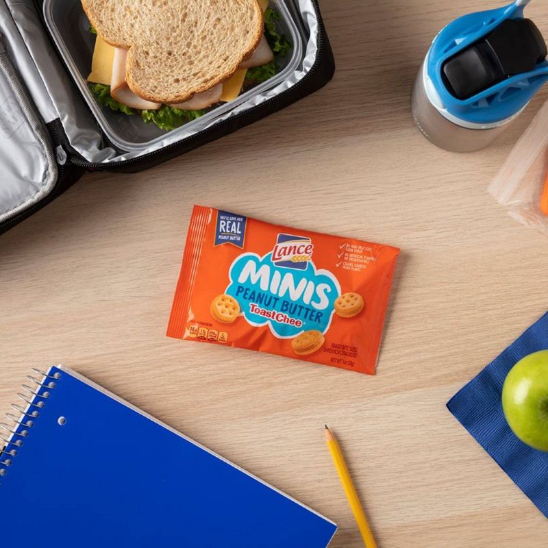 Lance Peanut Butter Toastchee Minis Multipack Sandwich - 12ct