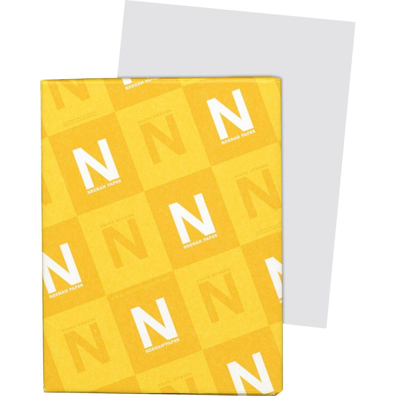 Neenah Paper Index Paper - Letter - 8.50" X 11" - 90 Lb - Recycled - Smooth -