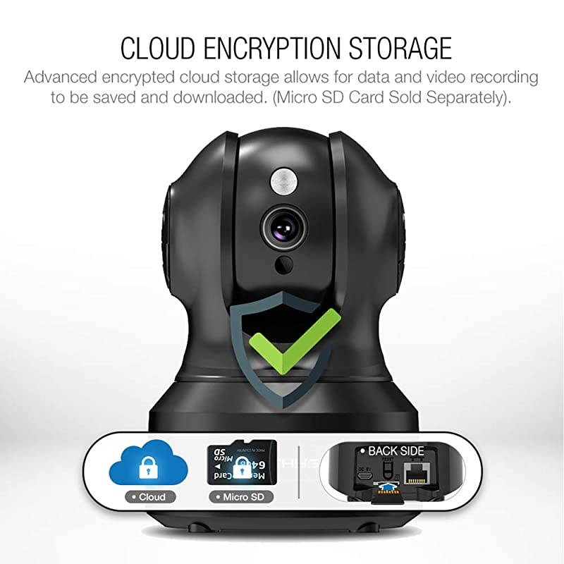 Wireless Security Camera 1080P Indoor Work with Alexa PanTilt WiFi Smart IP Camera Dome Surveillance System wNight VisionMotion Detection2Way AudioCloud for HomeBusiness Baby Monitor