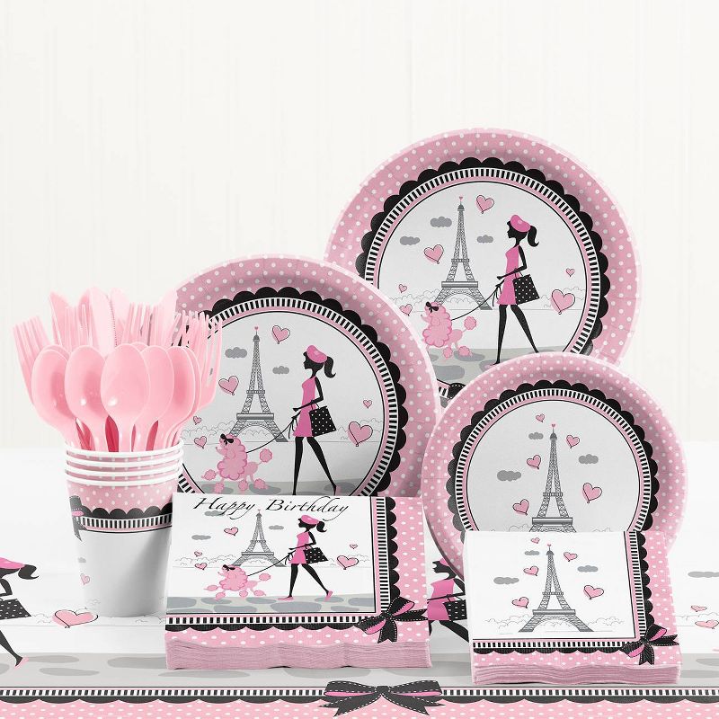 24ct Party in Paris Hats Pink