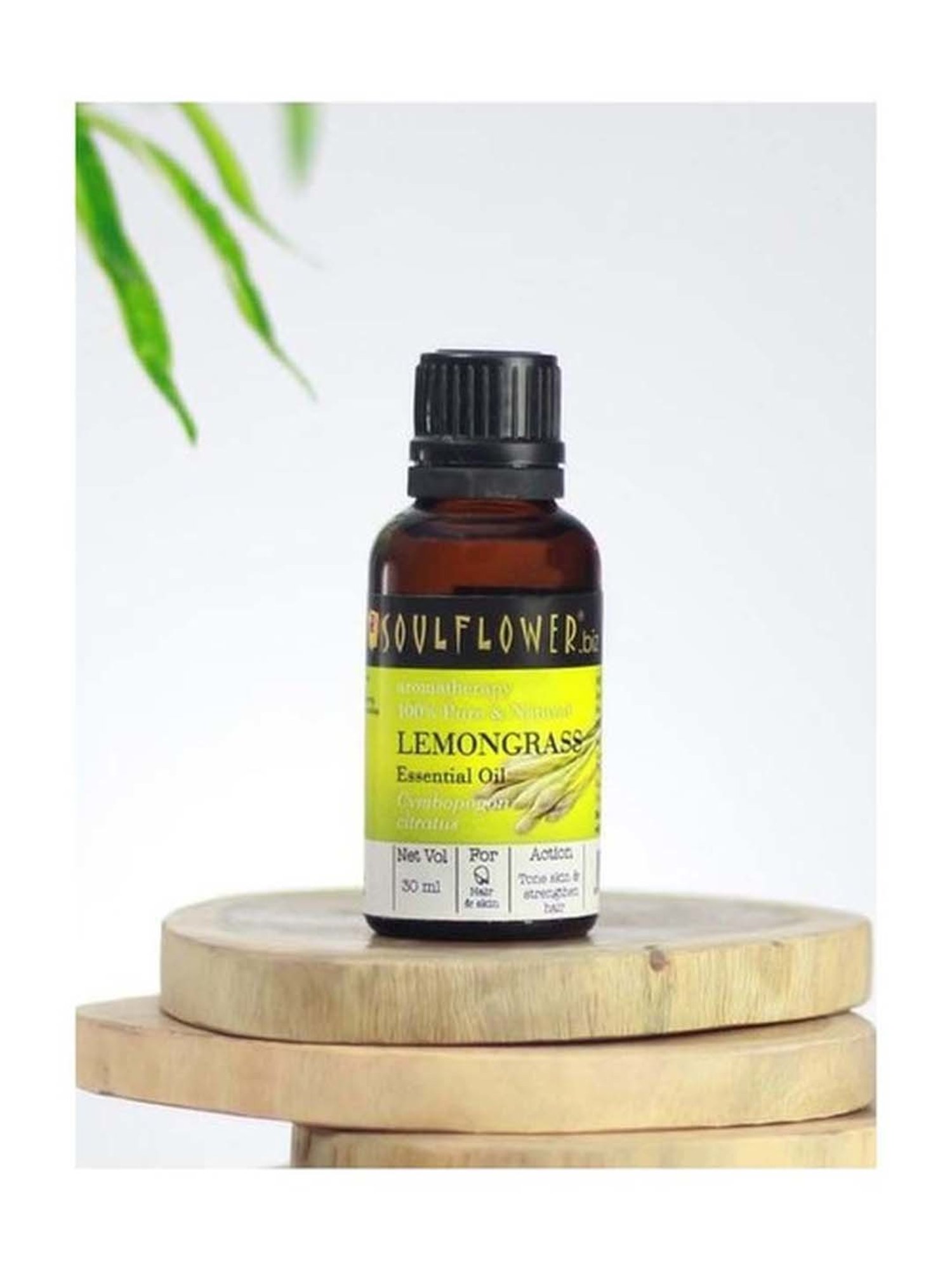 Soulflower Lemongrass Essential - Oil 30 ml