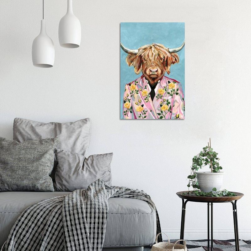 Gucci Cow by Heather Perry Unframed Wall Canvas - iCanvas