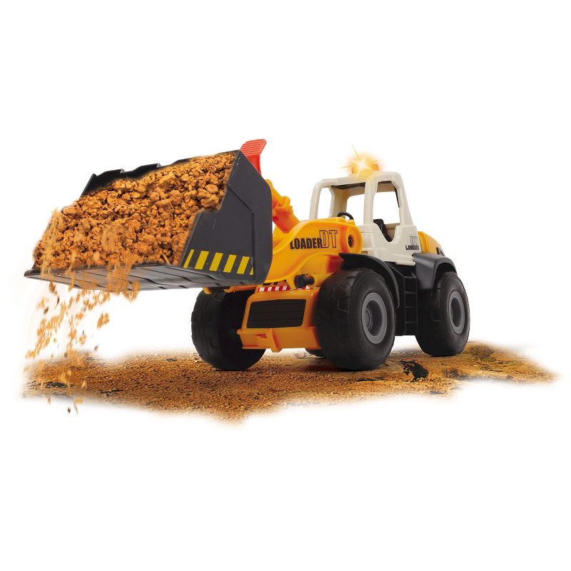 Dickie Toys - Light and Sound Construction Front Loader Vehicle