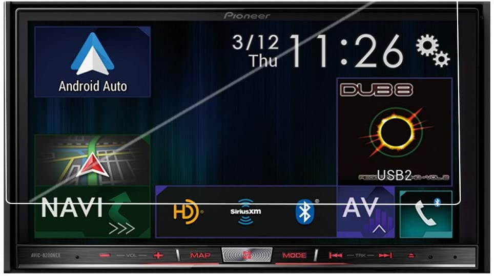 IPG for Pioneer AVIC 8200NEX CAR INDASH Player Touch Screen Radios Screen Protector Invisible Ultra HD Clear Film Anti Scratch Skin Guard - Smooth/Self-Healing/Bubble -Free