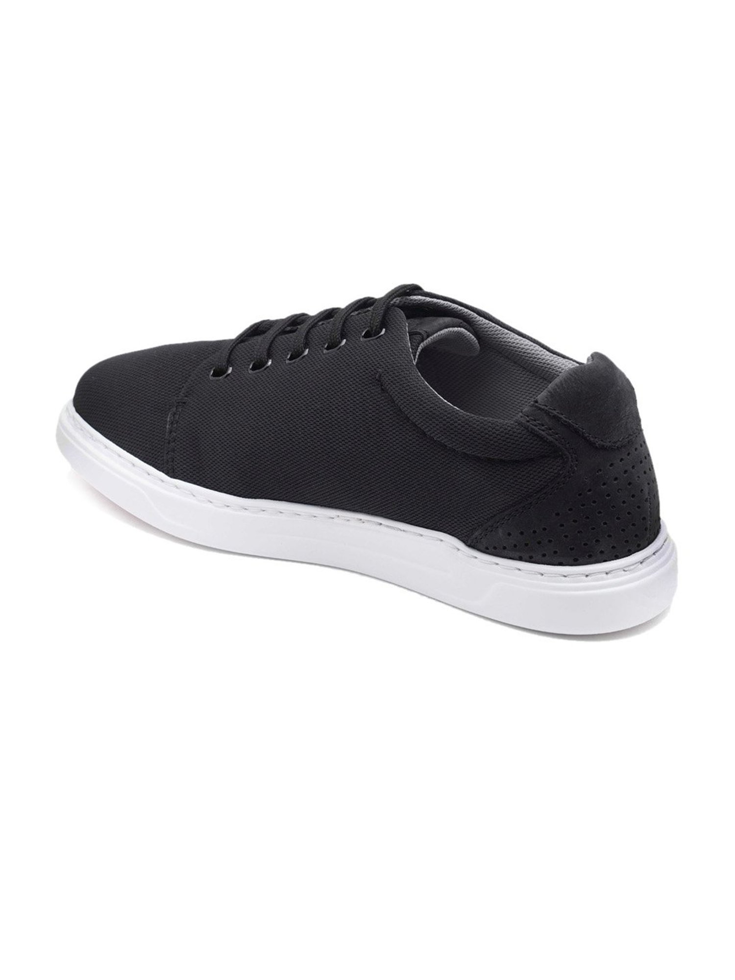 Ruosh Men's Black Casual Sneakers