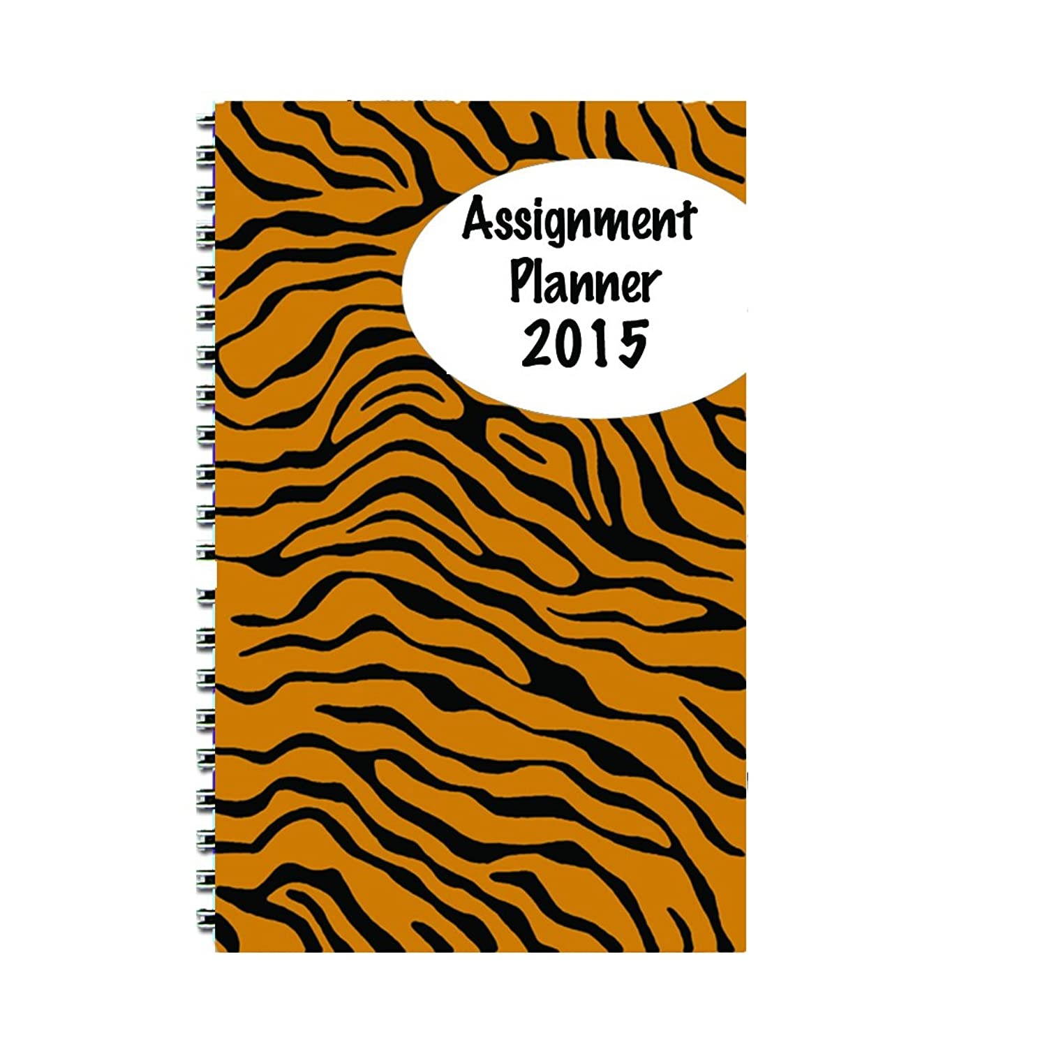 House of Doolittle Weekly Planner Student Assignment Book 12 Months January 2015 to December 2015, 5 x 8 Inches, Tiger Design Cover Recycled Materials Made in The USA (HOD274RTGCY66-15)