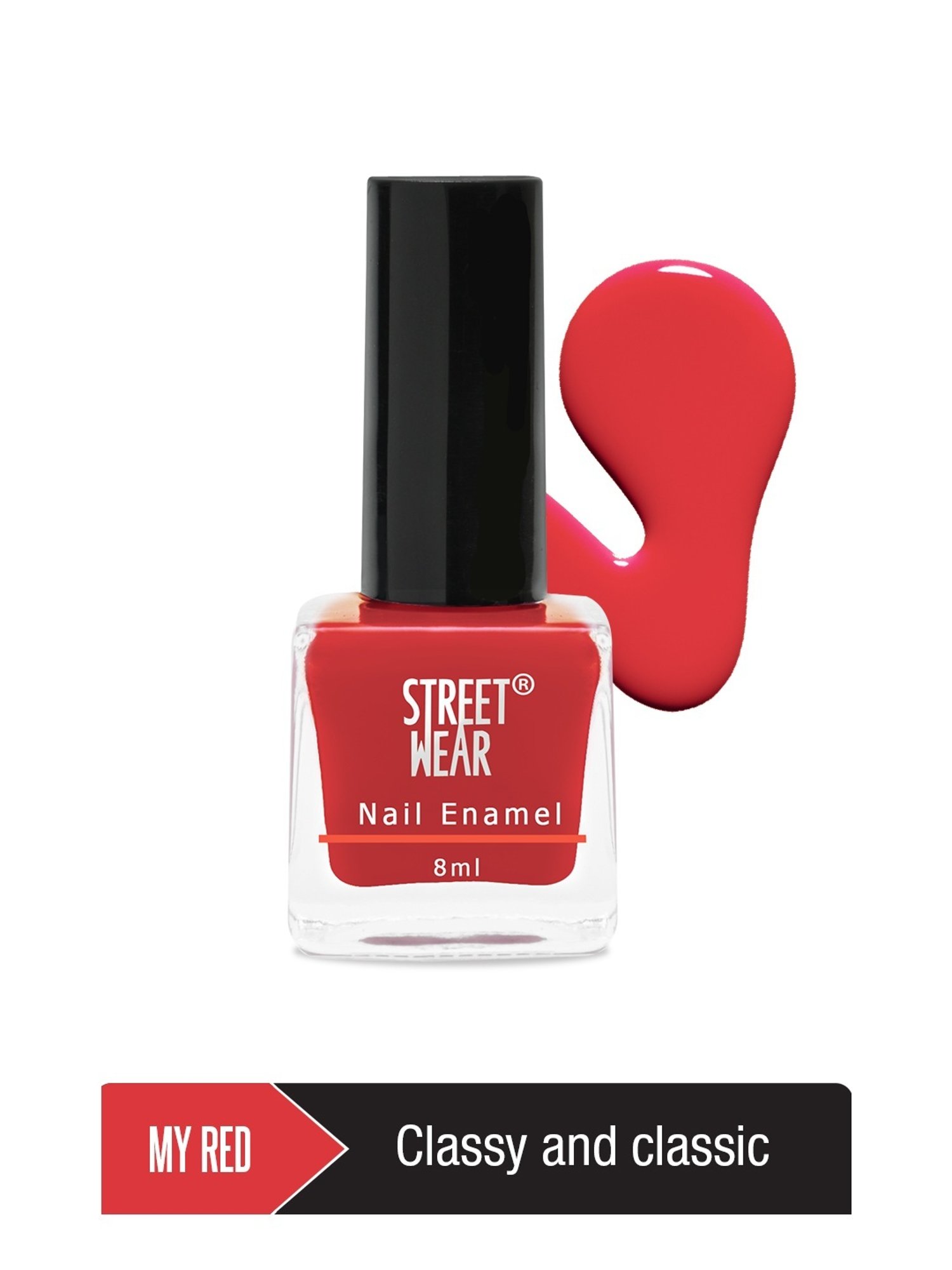 Street Wear Gloss Nail Enamel My Red - 8 ml