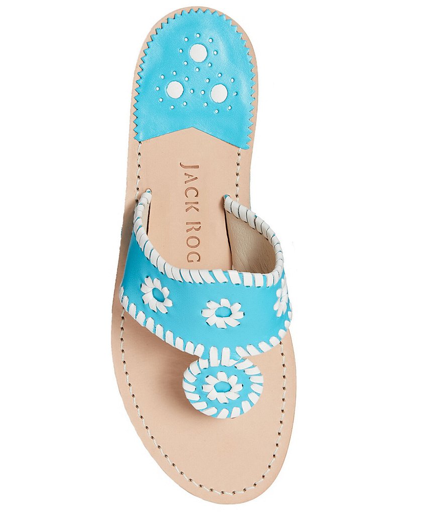 Jack Rogers Jacks Leather Thong Sandals