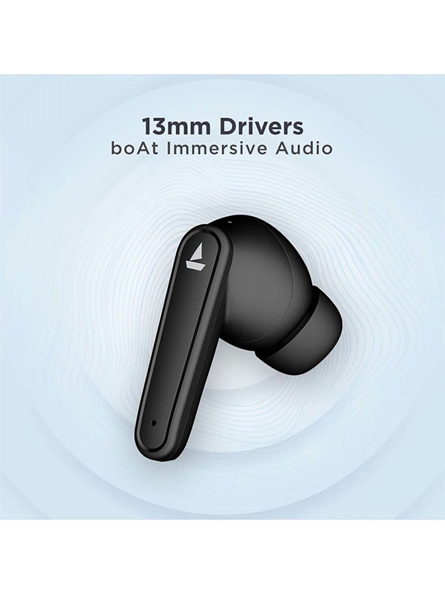 boAt Airdopes 115 Earbuds with BEAST Mode for Gamers (Black)