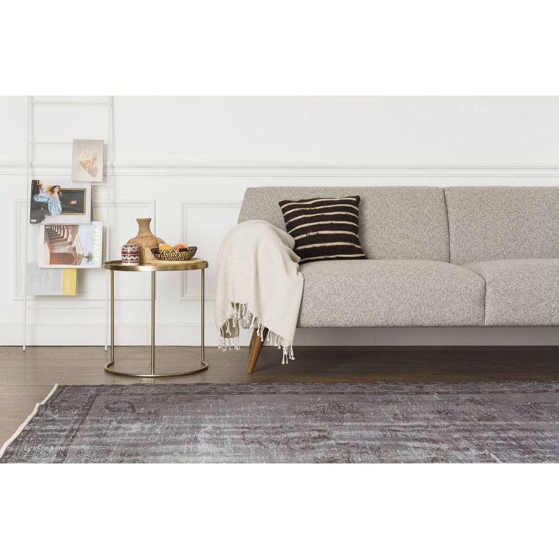 5'6"x8'10" Vintage One-of-a-Kind Urbaine Rug Gray - Revival Rugs