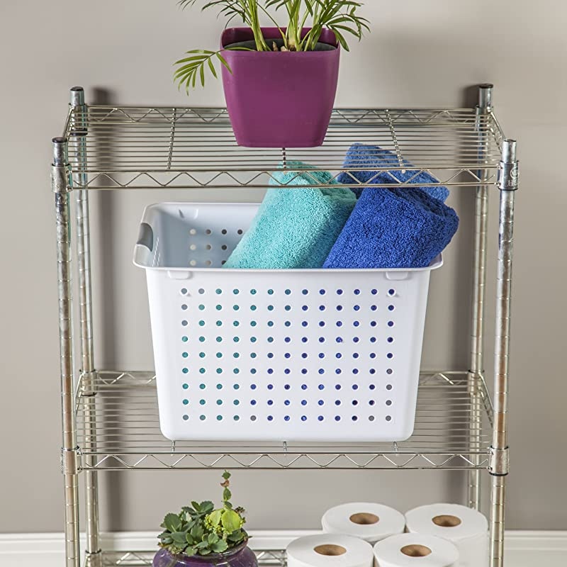 16288006 Deep Ultra Basket White Basket w Titanium Inserts 6Pack