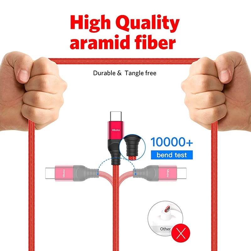 USB C Cable  USB Type C Charger Cable Fast Charging 3Pack11518M Type C Charging Cable Nylon Braided