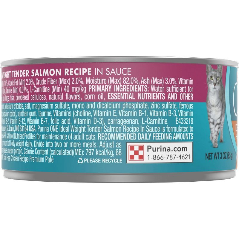 Purina ONE Ideal Wight Wet Cat Food - 3oz