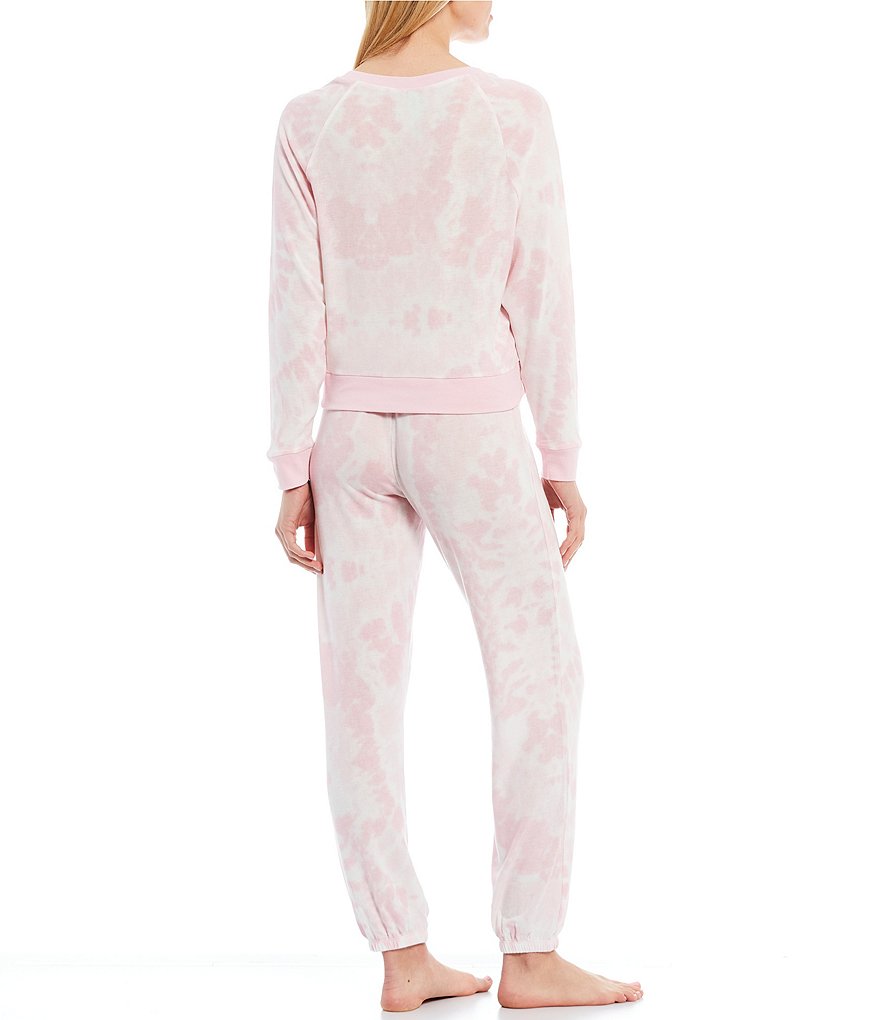 Honeydew Intimates Pop Tie-Dye Print Brushed Jersey Coordinating Lounge Set
