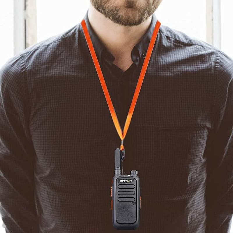 RT69 Rechargeable Walkie Talkies for Adults2 Way Radio Long RangeVOX Flashlight Portable Small MiniTwo Way Radios with EarpieceCamping Community Hiking4 Pack