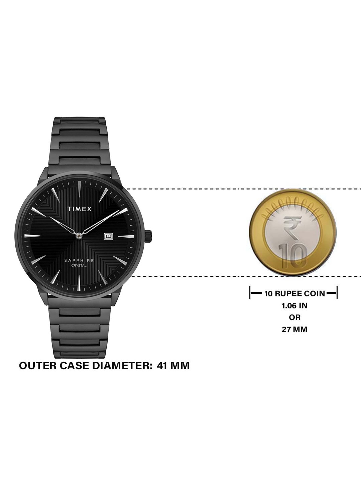 Timex TWEG21906 Slim Collection Analog Watch for Men