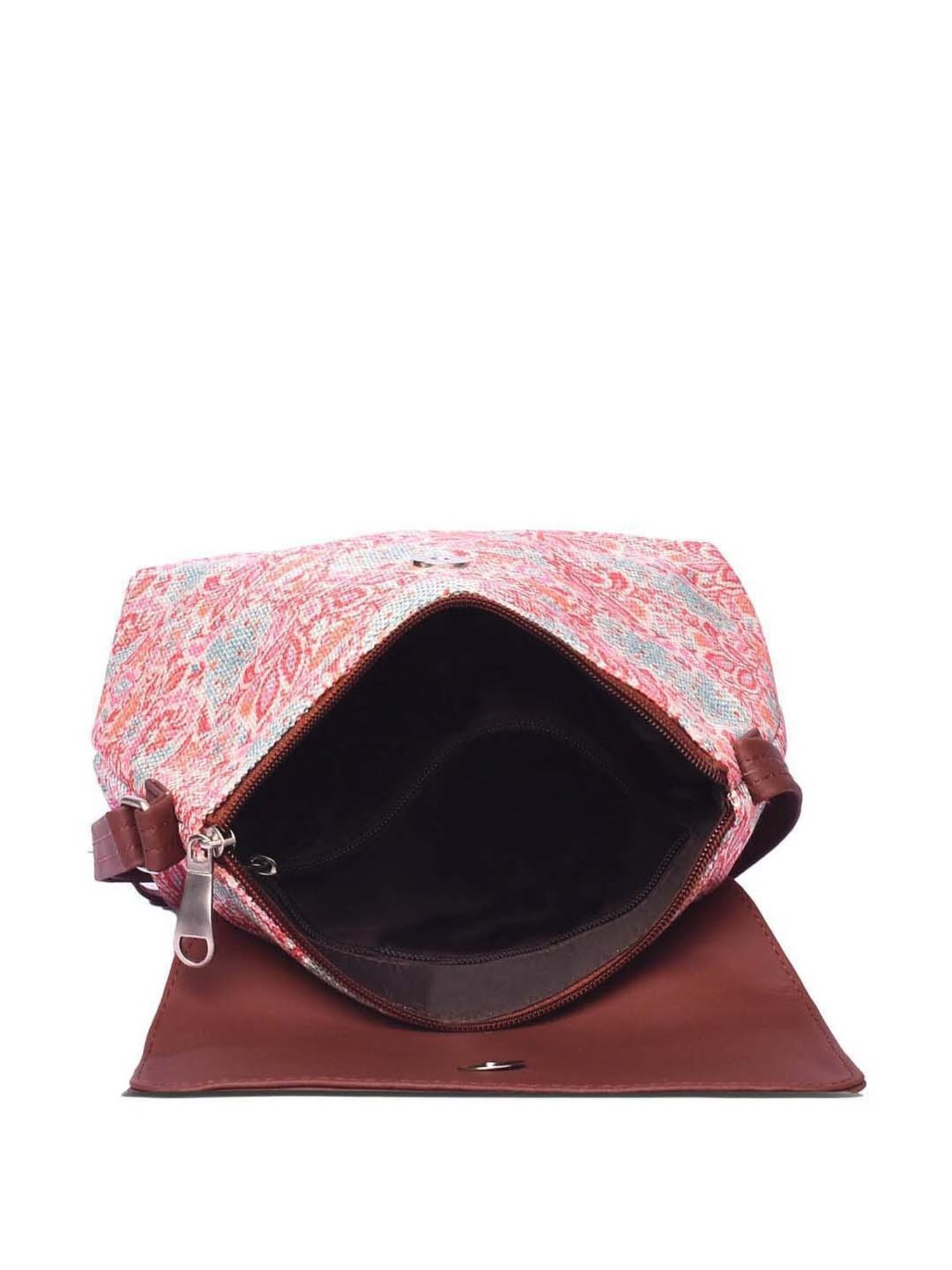 ZOUK Multicolor Printed Medium Sling Handbag