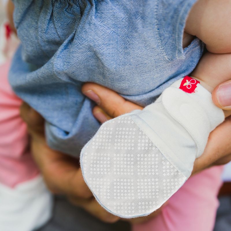 Goumi Baby Mittens & Boots - Gray 0-3M