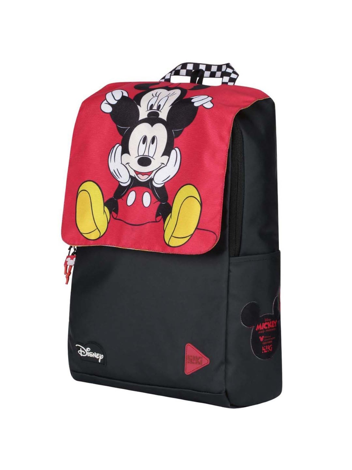 Wiki Mickey Black & Red Printed Medium Messenger Bag