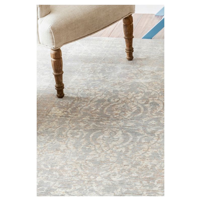 Sterling Gray Solid Loomed Runner - (2'6"x8') - nuLOOM