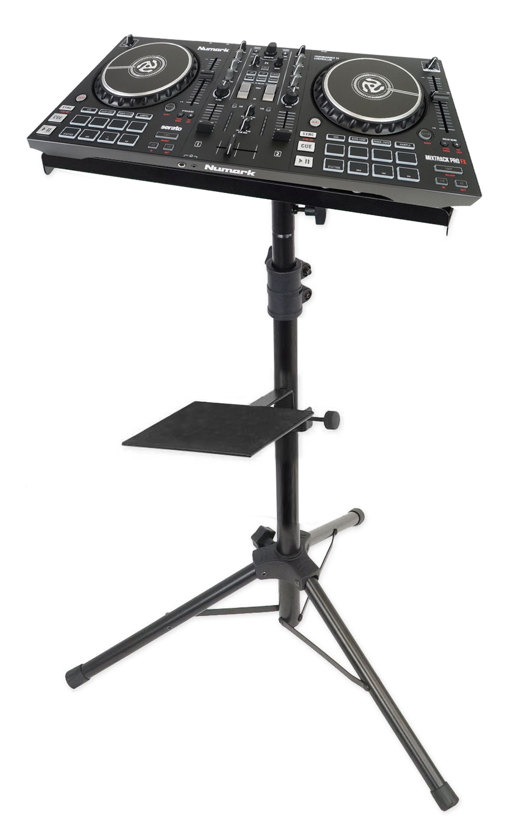 Numark Mixtrack Pro FX 2-Deck Serato DJ Controller w/FX Paddles/3-Band EQ+Stand