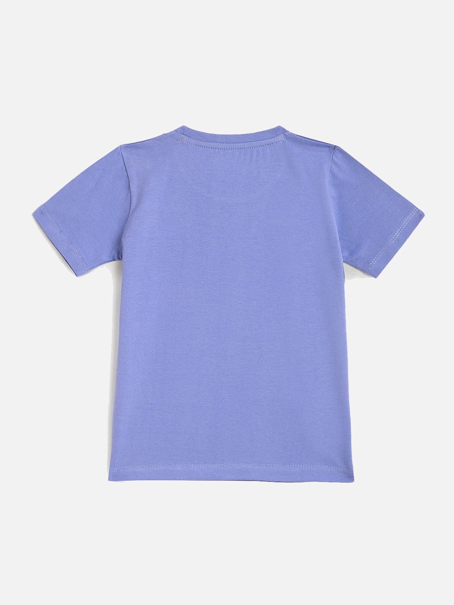 Kids Craft Purple Cotton Printed T-shirt