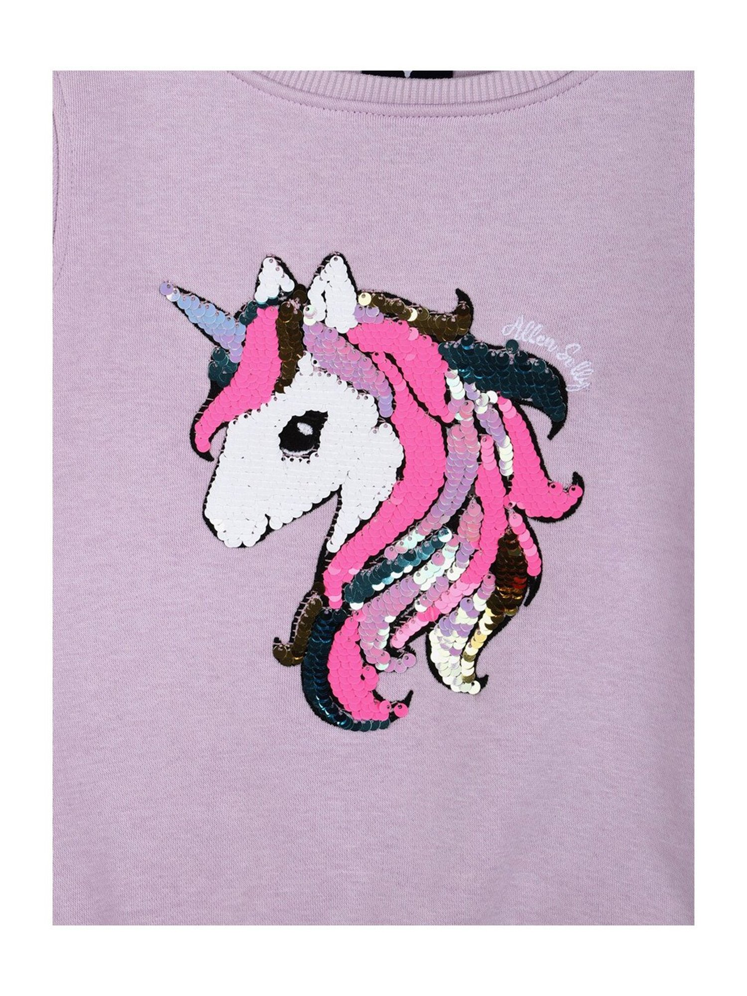 Allen Solly Junior Light Purple Embellished Sweatshirt