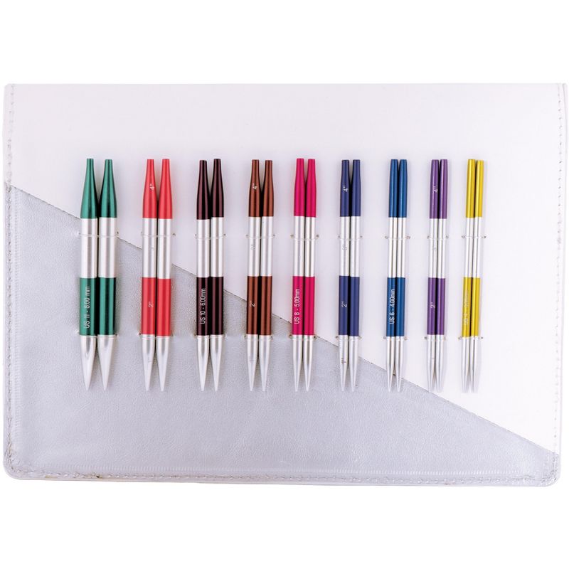 Knitter's Pride-SmartStix Deluxe Interchangeable Needles Set-Sizes 4/3.5mm To 11/8mm