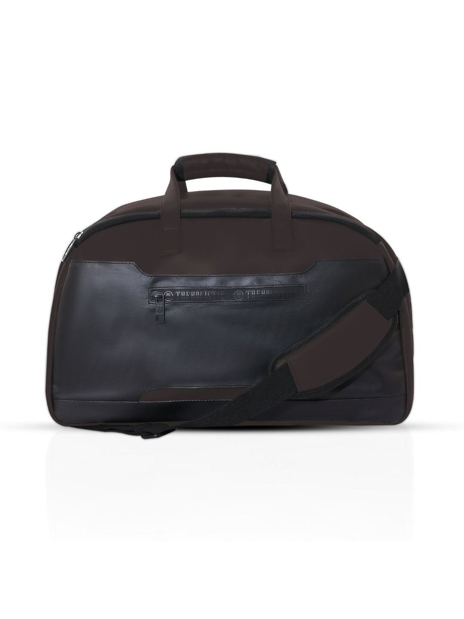 THE HOLISTIK Black & Chocolate Large Drifter Duffel Bag