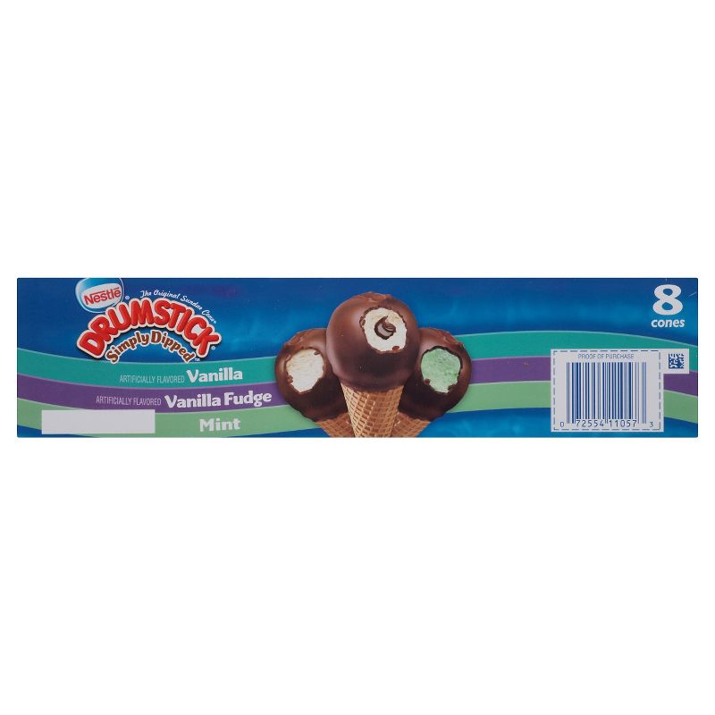 Nestle Simply Dipped Drumstick Frozen Dessert Cones- 8ct