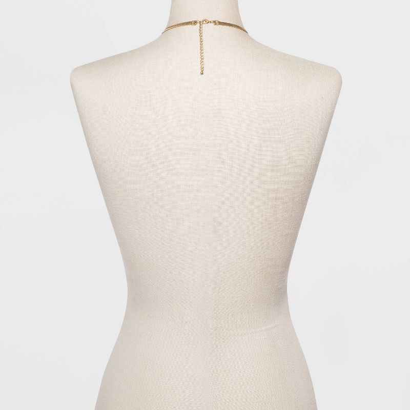 Women's Zirconite Necklace with 1mm Cubic Zirconia Triangle in Sterling Silver - Rhodium