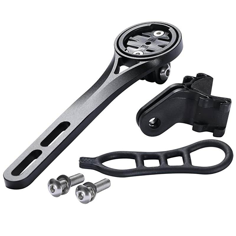 Aluminium Alloy Bicycle Computer Mount for Road Bike Integrated Handlebar,Compatible with Garmin Edge 130 200 500 510 520 810 820 1000 1030 and Flashlight