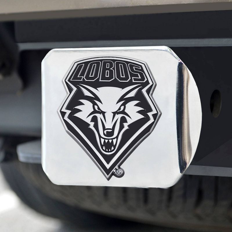 NCAA University of New Mexico Lobos Metal Hitch Cover