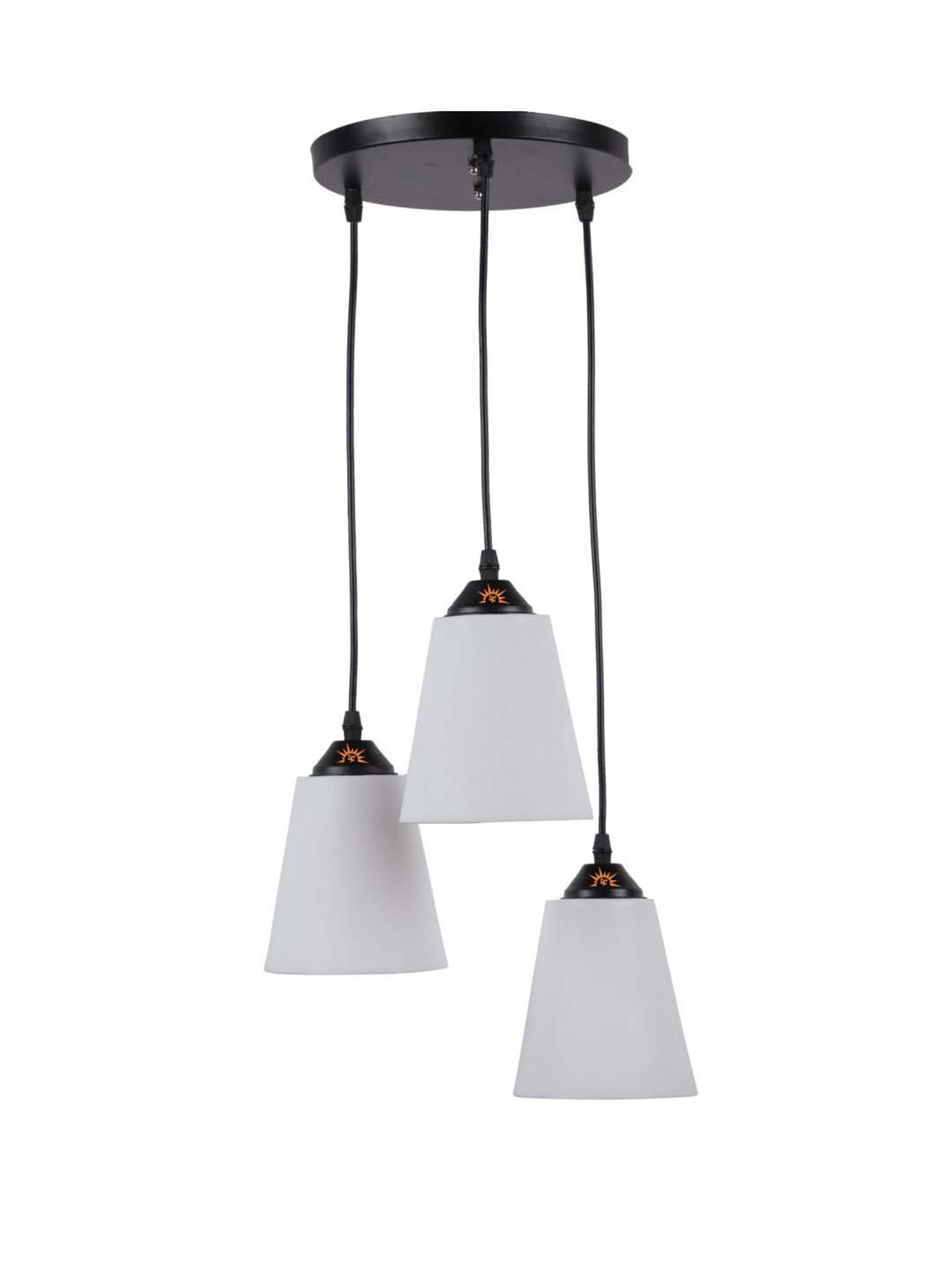 DecorativeRay White Hanging Light - Set of 1