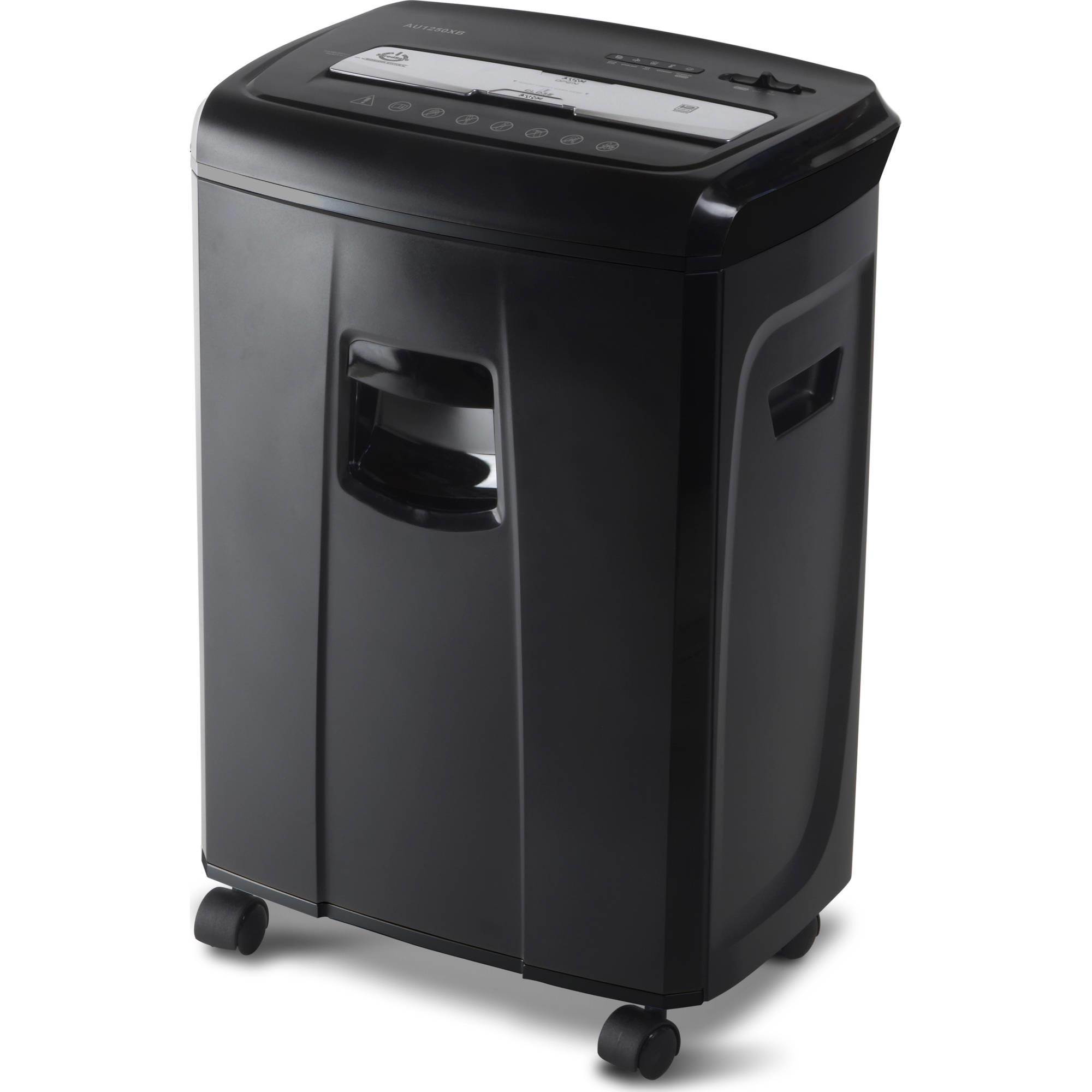 Aurora AU1250XB 12-Sheet Crosscut Paper and Credit Card Shredder with Pullout Basket