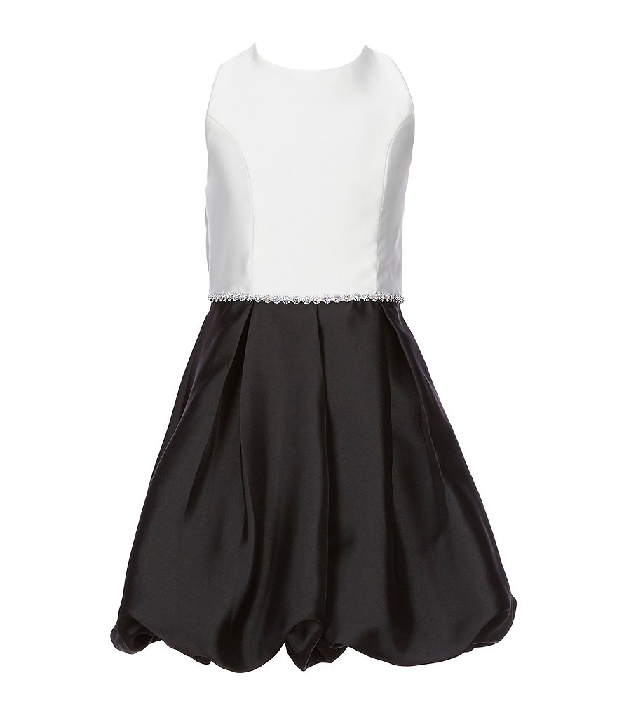 Xtraordinary Big Girls 7-16 Color Block Bubble Hem Dress