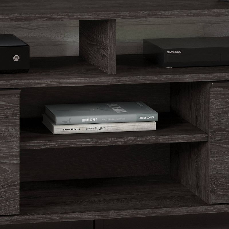 Atria 62" TV Stand Charcoal Gray - Kathy Ireland Home