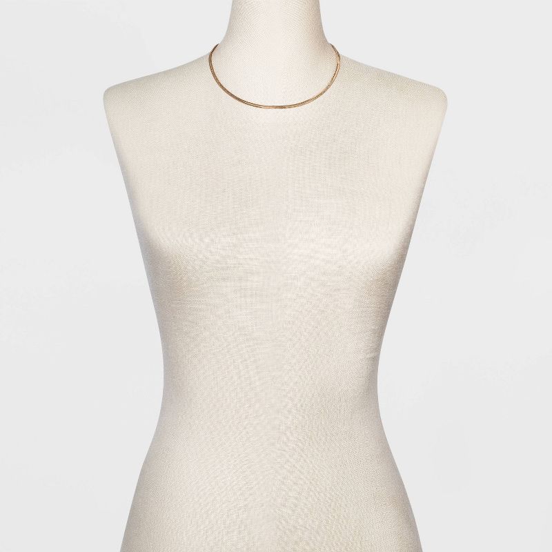 Snake Chain Necklace - A New Day™ Gold