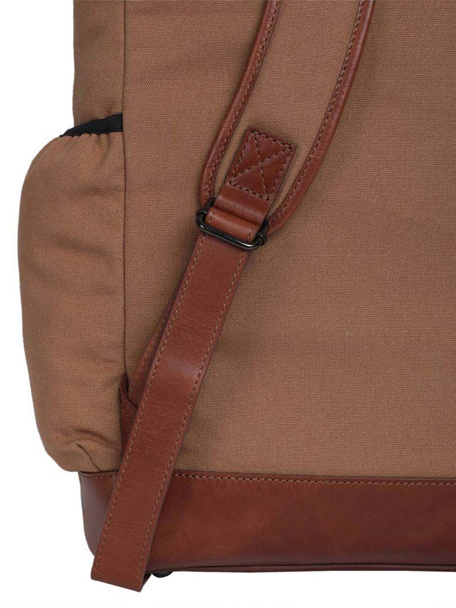 Bagatt Solofra Brown Leather Medium Laptop Backpack
