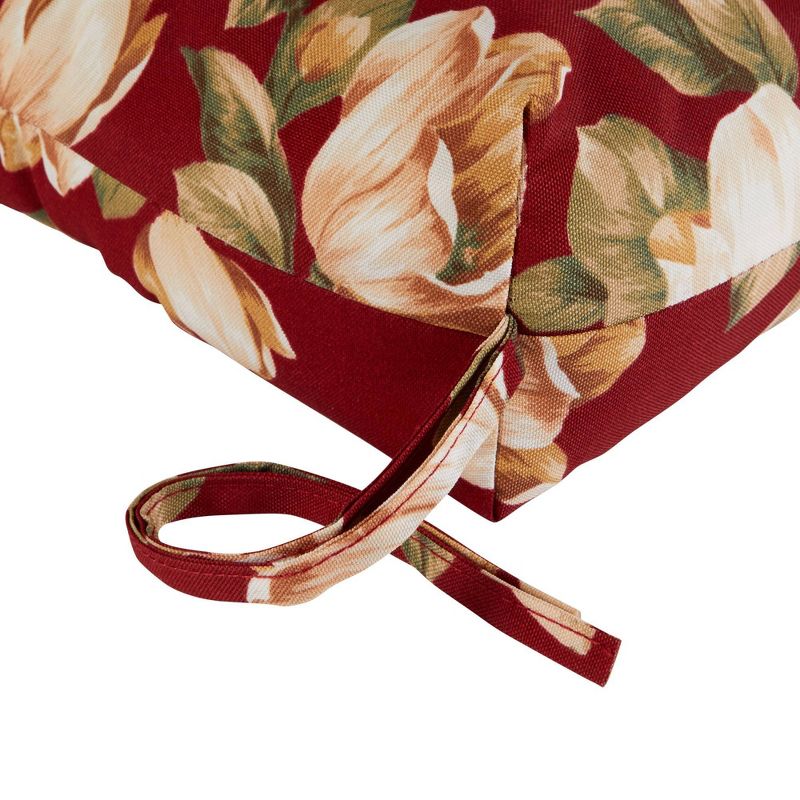 Roma Floral Outdoor Bench Cushion - Kensington Garden