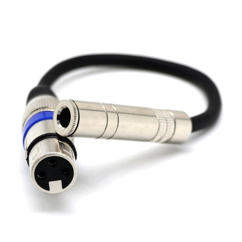 Top Deals 6.35mm 1/4 Inch TRS to XLR Male to Female Cable 3 Pin Female Plug Stereo Microphone Cable Audio Cord (1pcs)