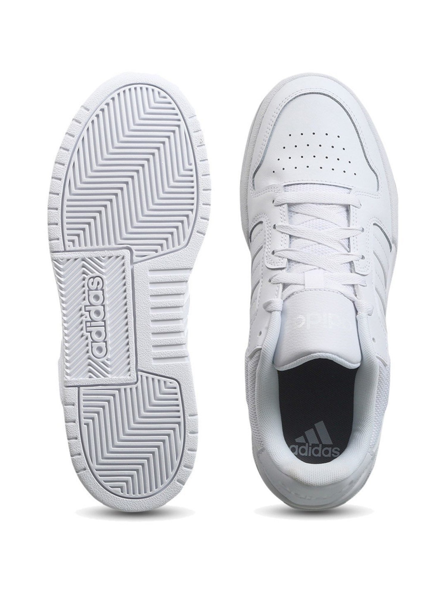 Adidas Men's Entrap White Basketball Shoes
