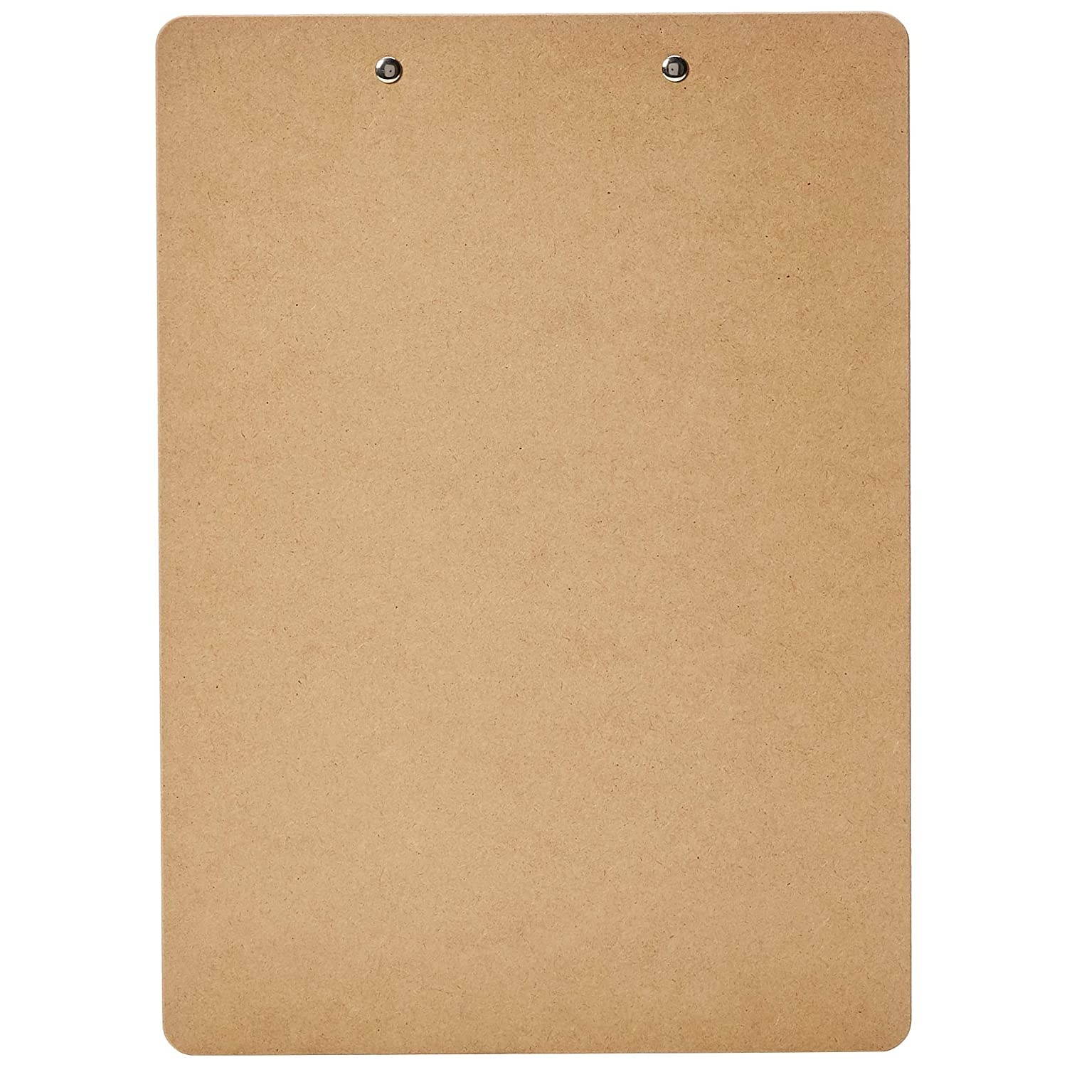 AmazonBasics Hardboard Office Clipboard - 6-Pack