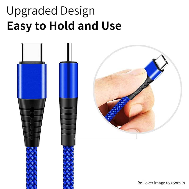C to C Charger Cable Cord for Samsung Galaxy Note 10 10+ 5GS20 Ultra S20 Plus S10+ Note10 Lite20Note20 A71 A90 A70 A80 A51 A81 A91Moto Motorola G7 Power60W PD Fast Charge Charging Wire 66FT