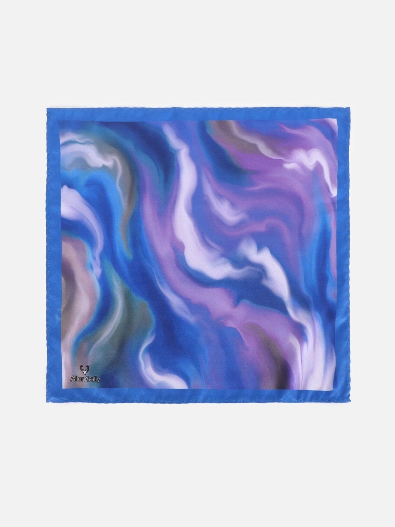 Allen Solly Purple Printed Pocket Square