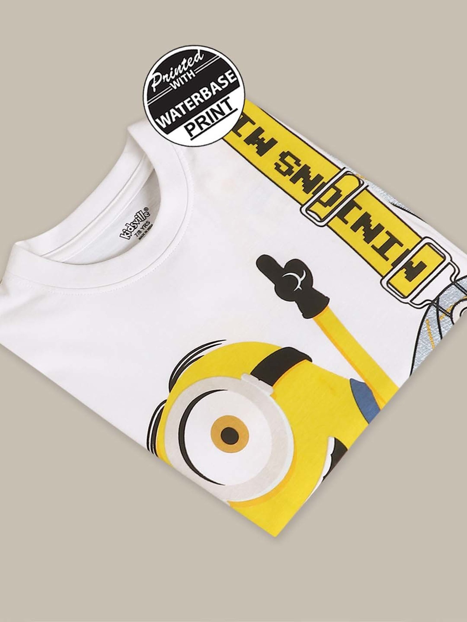 Kidsville Multicolor Cotton Printed T-Shirt